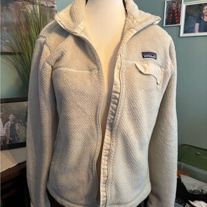 Patagonia Women's Off-White Teddy Jacket